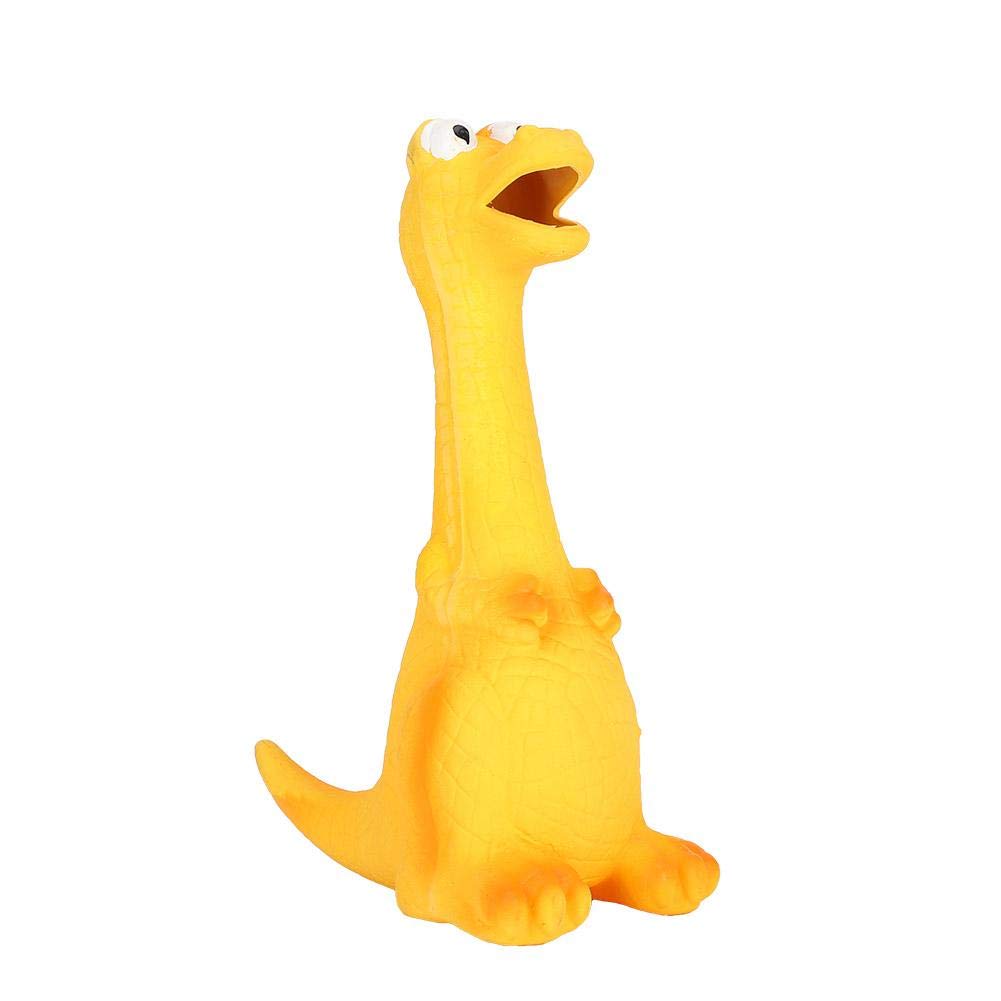 Taidda Dinosaur-Shaped Multifunctional Pet Toy - 9.0x5.9x3.5 Inch Squeaky Chew Toy for Dogs & Cats, Latex Safe Molar Chewing Toy with Funny Squeeze Sound - Perfect for Playtime, Training, and Dental Health
