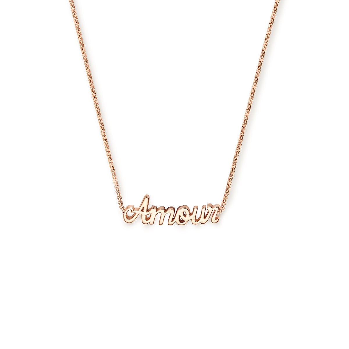 Amour Necklace for Women - Elegant Love Heart Pendant Jewelry Gift for Her - Perfect for Valentine's Day, Anniversary & Romantic Occasions