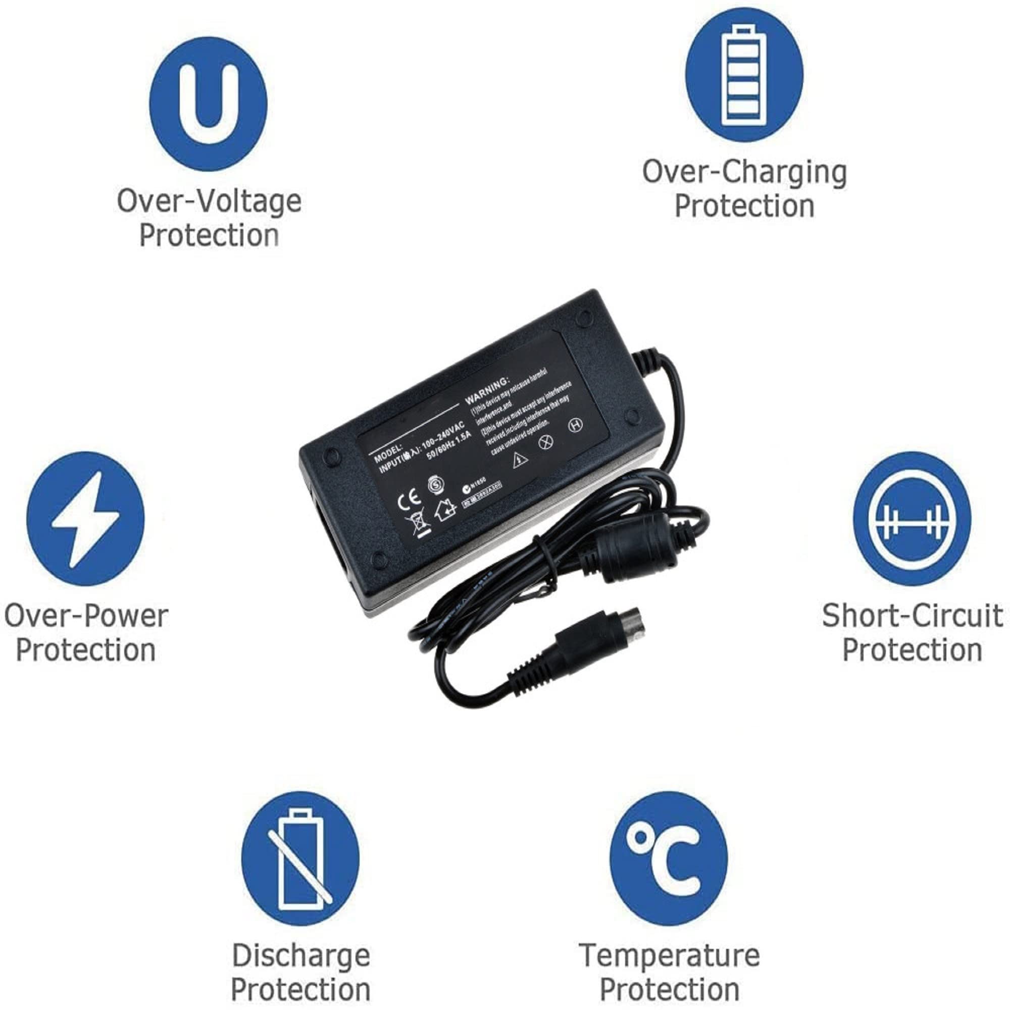 Original AC/DC Power Adapter Charger for Jabra Solemate MAX Bluetooth Speaker - Replacement Power Supply Cord (Model 100-97400001-02/60, HFS220) - Perfect for Home, Office & Travel Use