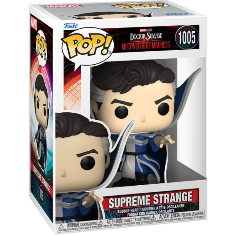 Marvel Doctor Strange Multiverse of Madness Supreme Strange Action Figure - Collectible Movie Character Toy for Fans & Gift Idea - Perfect for Display, Cosplay, and Marvel Collection