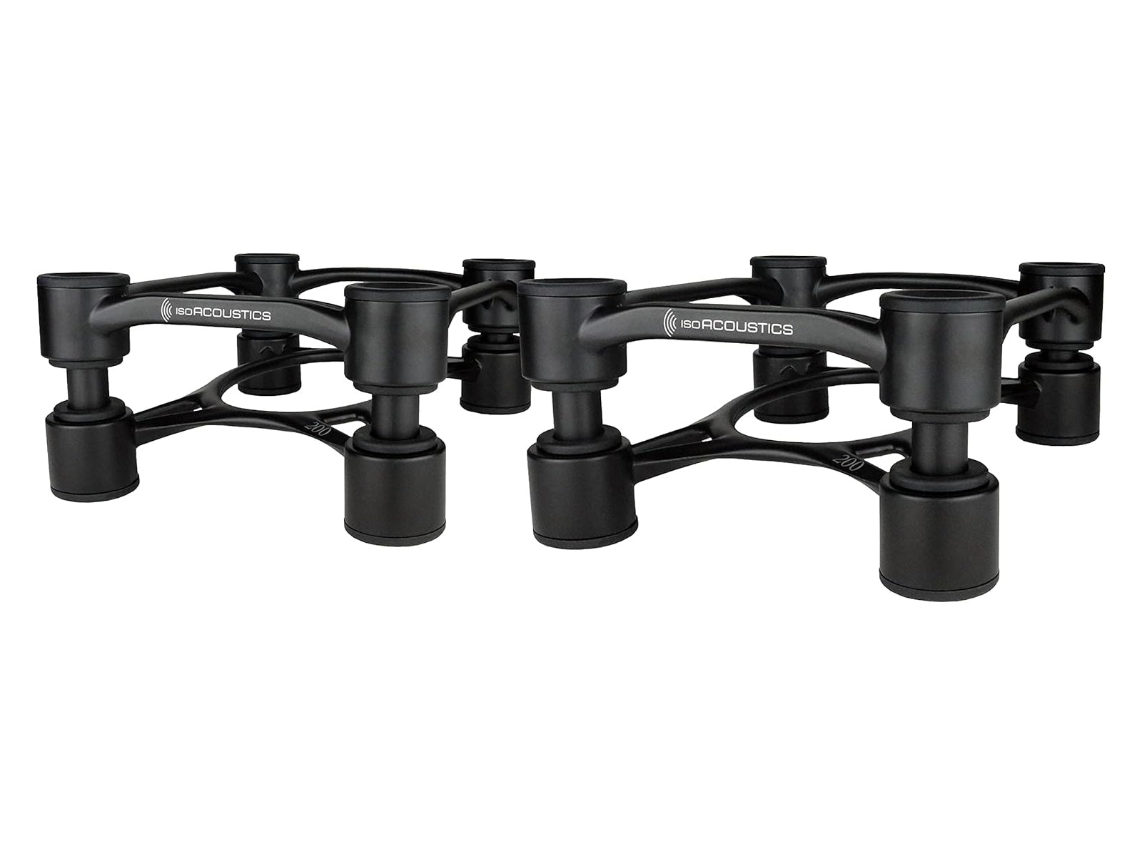 IsoAcoustics Aperta 200 Studio Monitor Isolation Stands - Reduce Vibrations & Improve Sound Clarity for Home & Professional Recording Studios