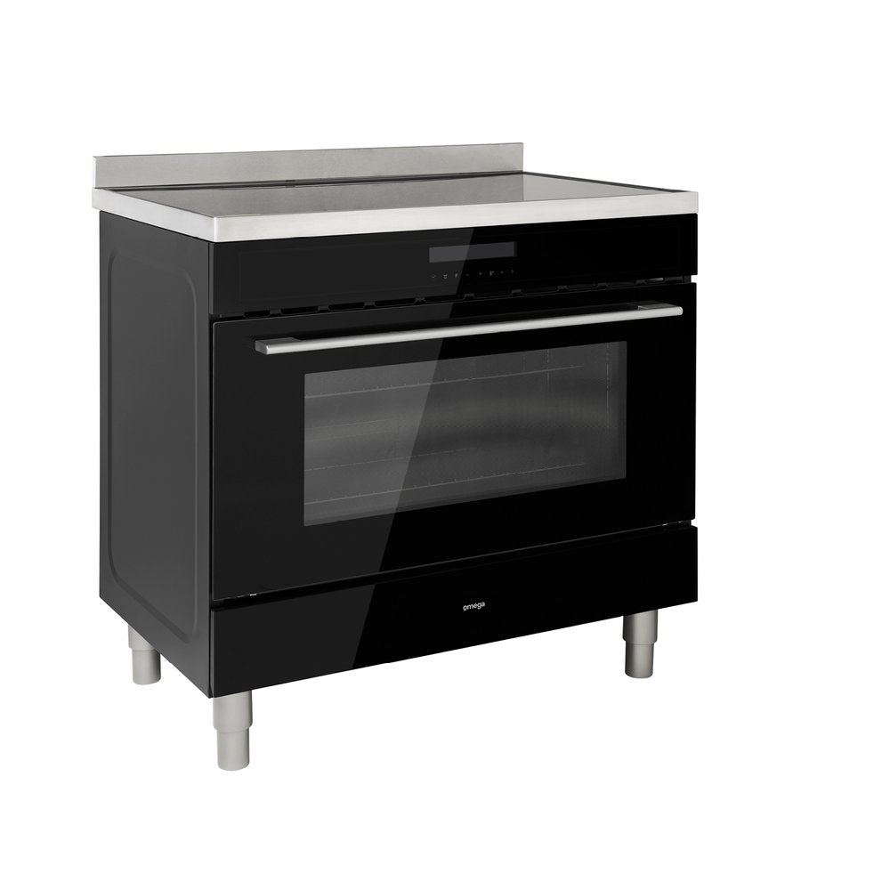 Omega OFOIC909B 90cm Freestanding Induction Cooker with 4 Burners - Perfect for Modern Kitchens, Restaurants & Home Chefs