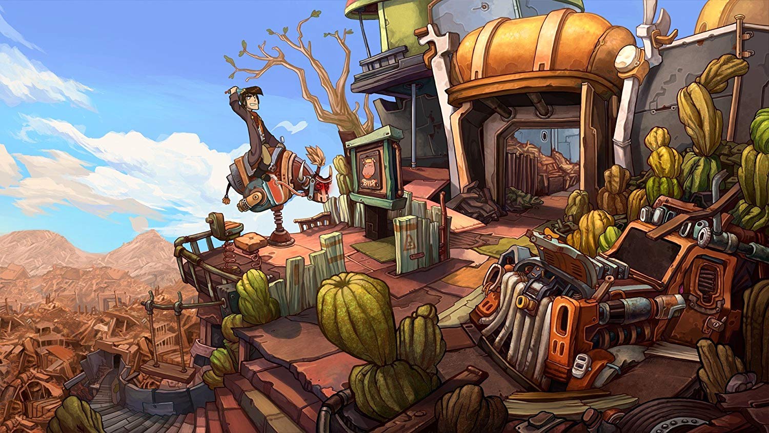 Deponia - PlayStation 4 Game (German Version) | Fun Adventure Puzzle Game for PS4 - Perfect for Family Game Nights & Puzzle Lovers