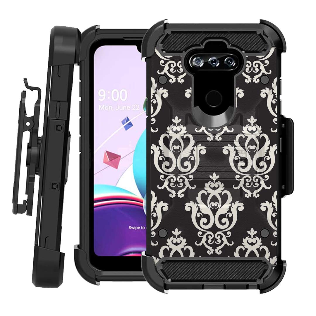 Rugged LG K8X Case with Kickstand & Holster - Heavy Duty Protection for US Cellular | Outdoor Work & Active Lifestyle