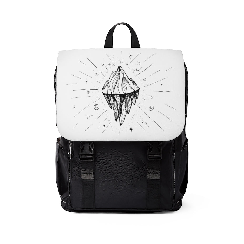 Stylish Unisex Abstract Print Backpack - Laptop Bag for Women & Men - Perfect for Work, School & Travel