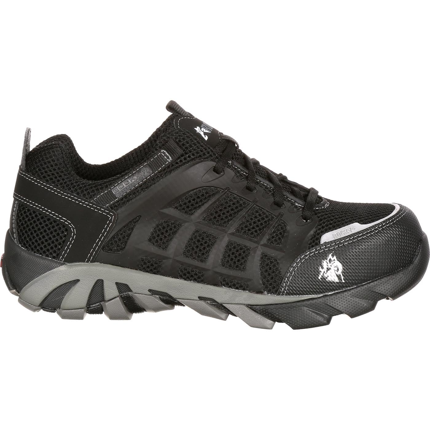 ROCKY TrailBlade Composite Toe Waterproof Athletic Work Shoes for Men - Lightweight Safety Boots for Construction, Hiking & Outdoor Work