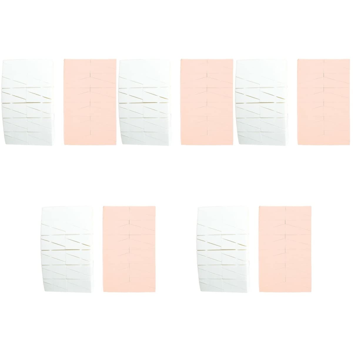 Beaupretty 5-Piece Latex-Free Triangle Makeup Sponges - Soft Blending Beauty Sponge for Liquid Foundation, Cream, Powder - Portable & Easy to Clean - Perfect for Travel, Daily Makeup Application & Professional Use