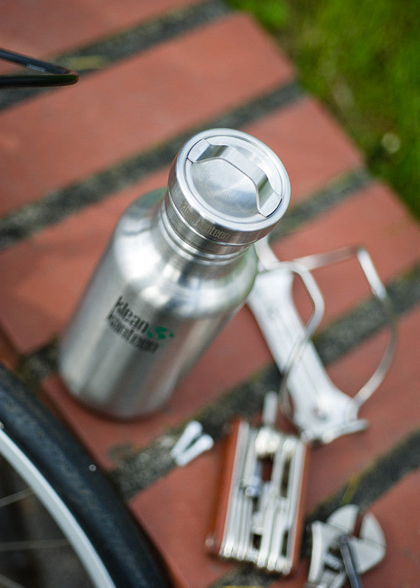Klean Kanteen Stainless Steel Water Bottle with Loop Cap - Leak Proof & Eco Friendly for Hiking, Gym & Outdoor Adventures