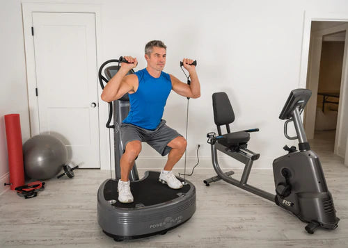 Power Plate Pro7 Graphite Vibration Platform - Full Body Workout Machine for Fitness, Weight Loss & Muscle Recovery - Home & Gym Use