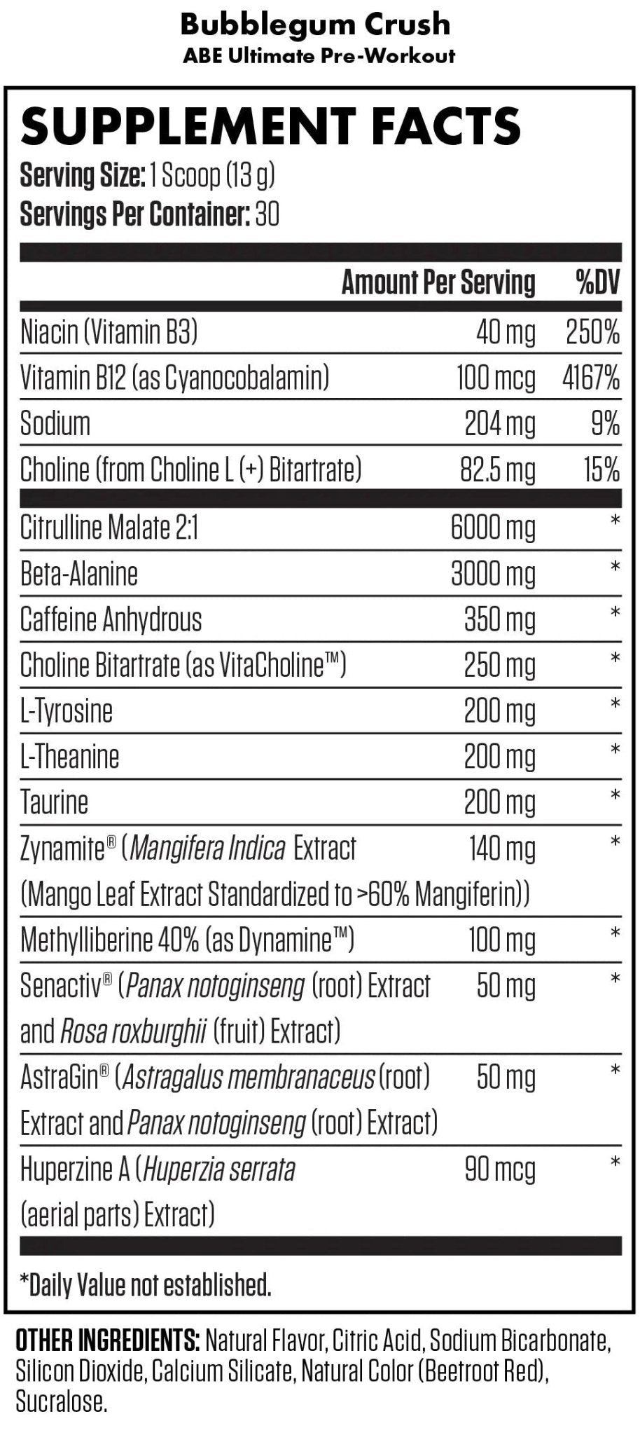 ABE Ultimate Pre-Workout Supplement - Best Energy & Performance Booster for Gym, Fitness & Bodybuilding | Pre-Workout Powder for Men & Women | Ideal for Weight Training, HIIT & Endurance Workouts