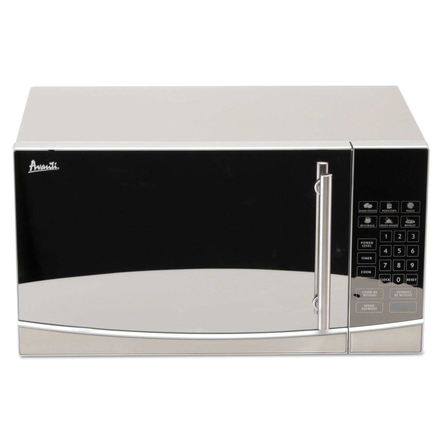Avanti MO1108SST 1.1 Cu Ft Stainless Steel Microwave Oven - 1000W Touch Control Countertop Microwave for Kitchen, Dorm & Office - Fast Heating & Defrosting