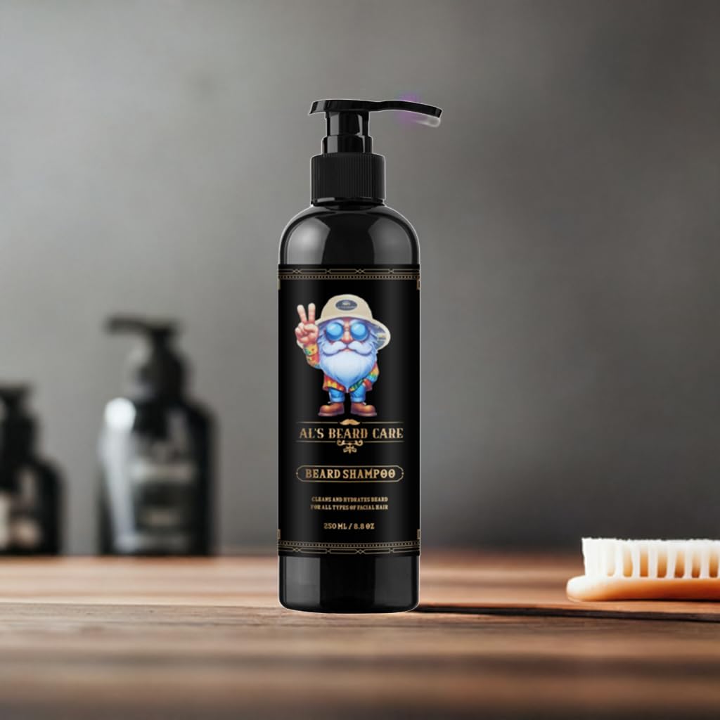 Premium Beard Care Kit for Men - Beard Shampoo, Conditioner, Oil, Balm, Serum, Shaving Gel & Aftershave | Complete Grooming Set for Soft, Healthy Facial Hair | Perfect for Daily Use & Gift Giving