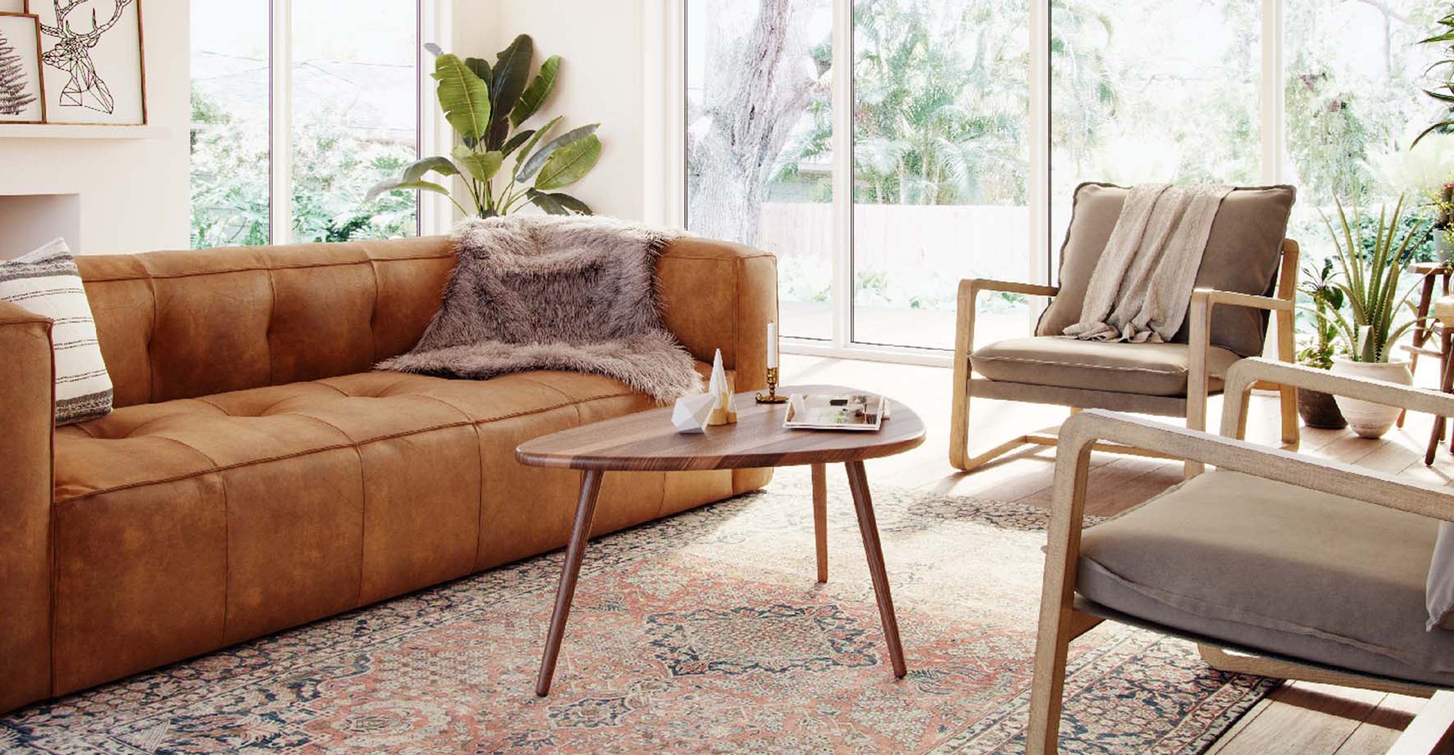 Modern Forma Coffee Table - Mid-Century Style Wooden Living Room Table with Storage Shelf - Perfect for Small Spaces, Apartments & Home Decor