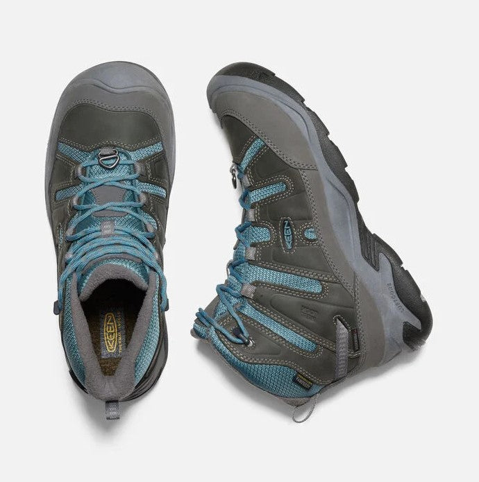 KEEN Circadia Mid Polar Waterproof Hiking Boots for Women - Comfortable & Durable Outdoor Shoes for Hiking, Camping & Winter Adventures
