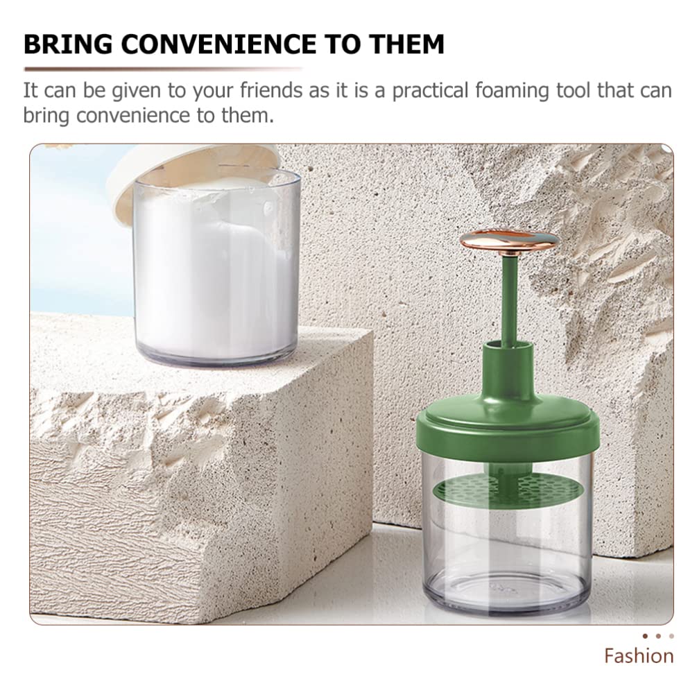Alipis Facial Foam Maker - Electric Foaming Hand Sanitizer Dispenser for Face Wash & Cleansing | Portable Korean Beauty Device for Oil Control & Deep Cleaning - Perfect for Travel, Home & Spa Skincare Routine