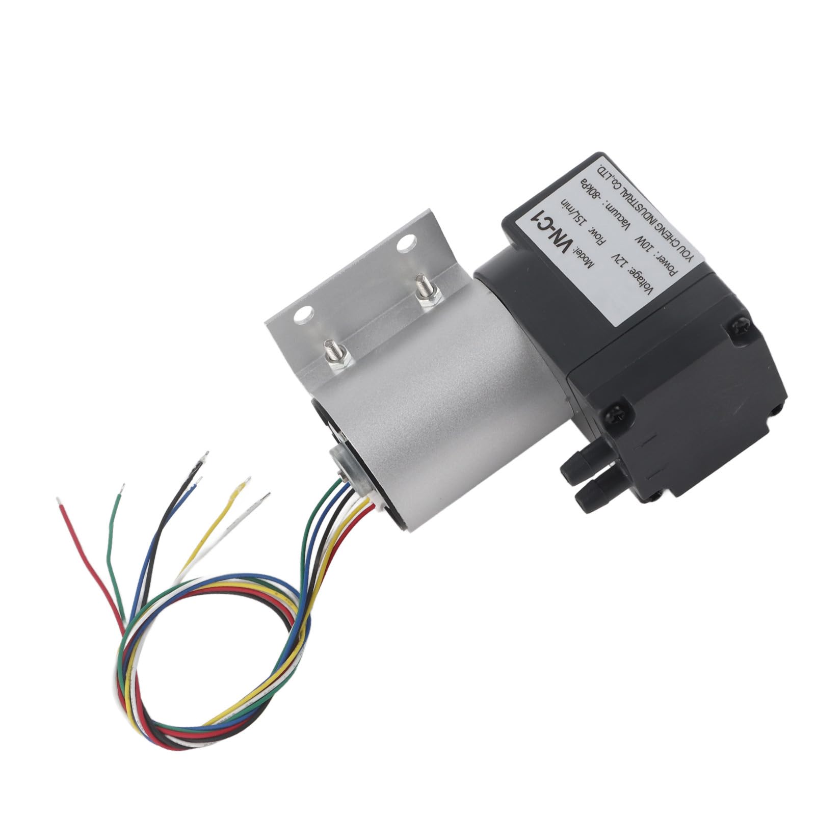 Mini Vacuum Pump 12V - Brushless Oil-Free Diaphragm Pump for High/Low Temperature Applications | Portable Micro Vacuum Pump 10W DC | Ideal for Lab Equipment, Medical Devices & DIY Projects