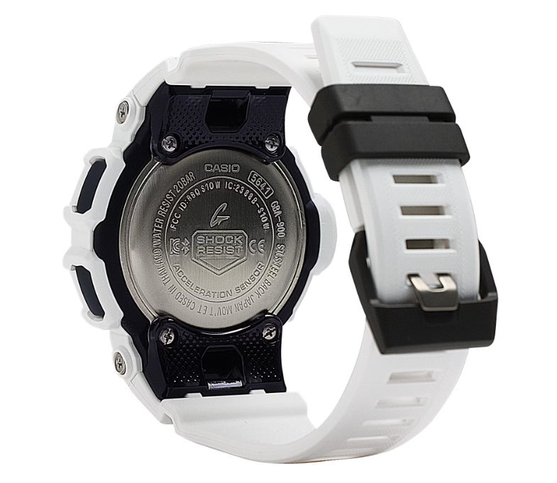 Casio G-Shock GBA900-7A Ana-Digi GPS Power Trainer Watch - White - Fitness & Outdoor Sports Tracker for Running, Hiking & Training