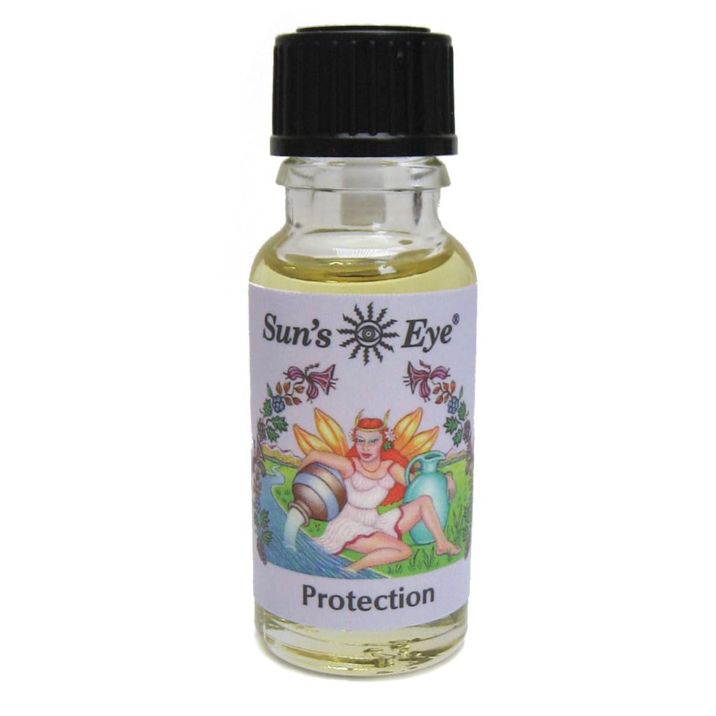 Sun's Eye Mystic Blends Essential Oils - 1/2 Ounce Bottle for Aromatherapy, Massage & Relaxation | Natural Protection & Wellness