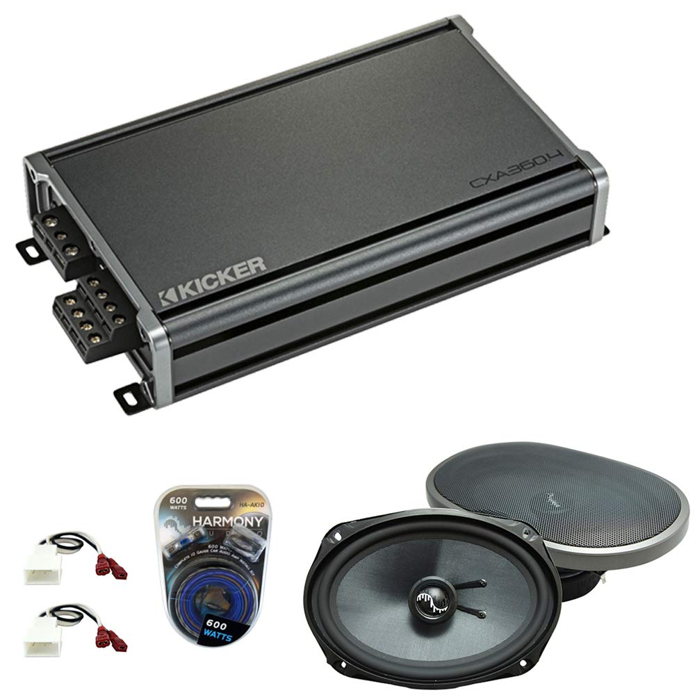 2007-2014 Toyota FJ Cruiser Factory Speaker Replacement Bundle - Harmony Audio C69 & CXA360.4 Car Speakers for Enhanced Sound Quality | Perfect for Road Trips & Off-Road Adventures