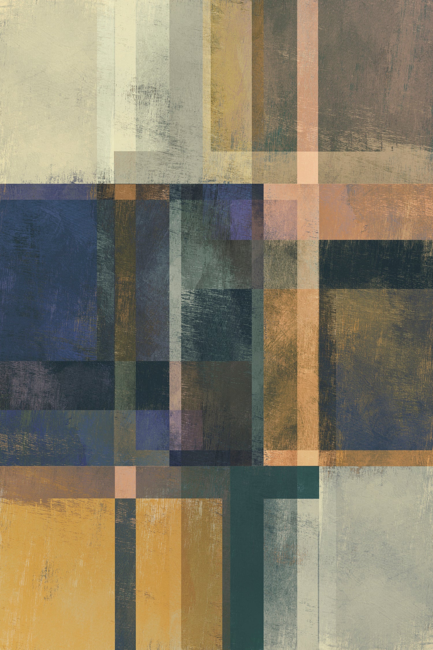 Abstract Geometry No. 19 - Modern Geometric Wall Art Print for Home & Office Decor | Perfect for Living Room, Bedroom or Workspace