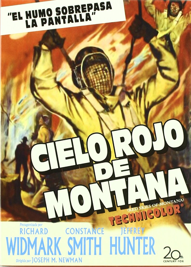 Red Skies of Montana Smoke Jumpers DVD - PAL Reg.2 Spain Import for Adventure Lovers