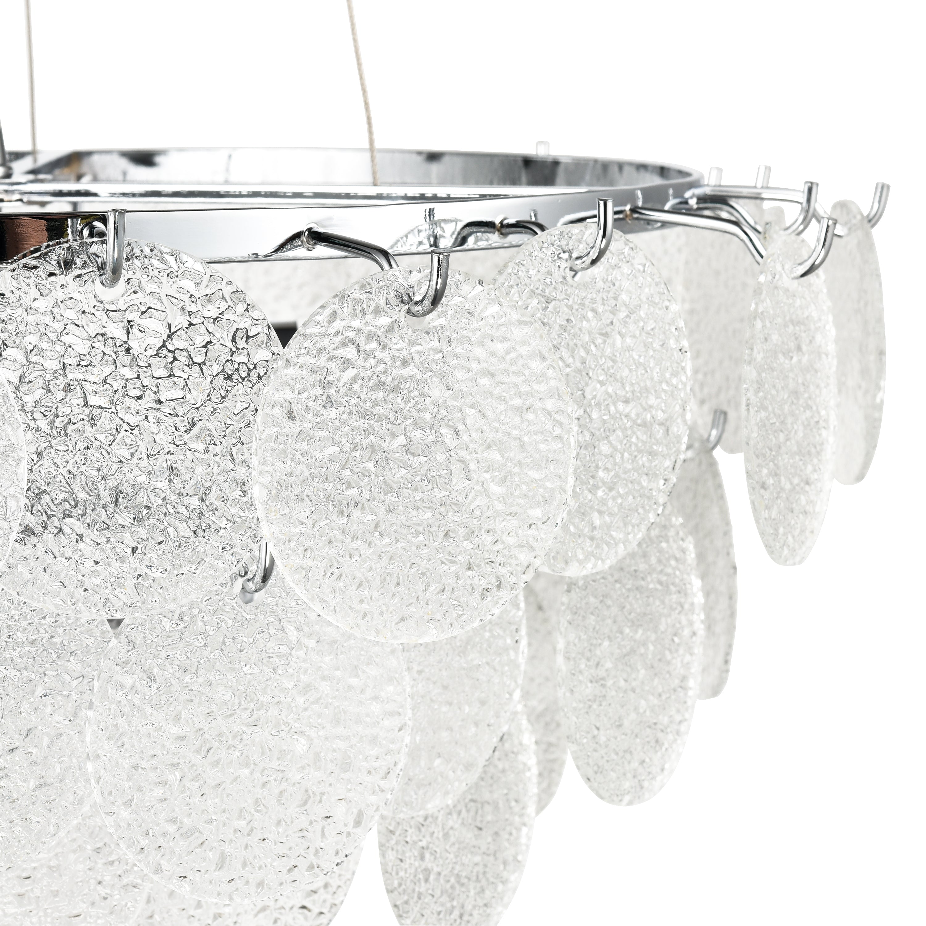 Elegant Crystal Chandelier Lighting Fixture - Modern Ceiling Light for Dining Room, Bedroom & Living Room Decor | Perfect for Home, Wedding & Luxury Interior Design