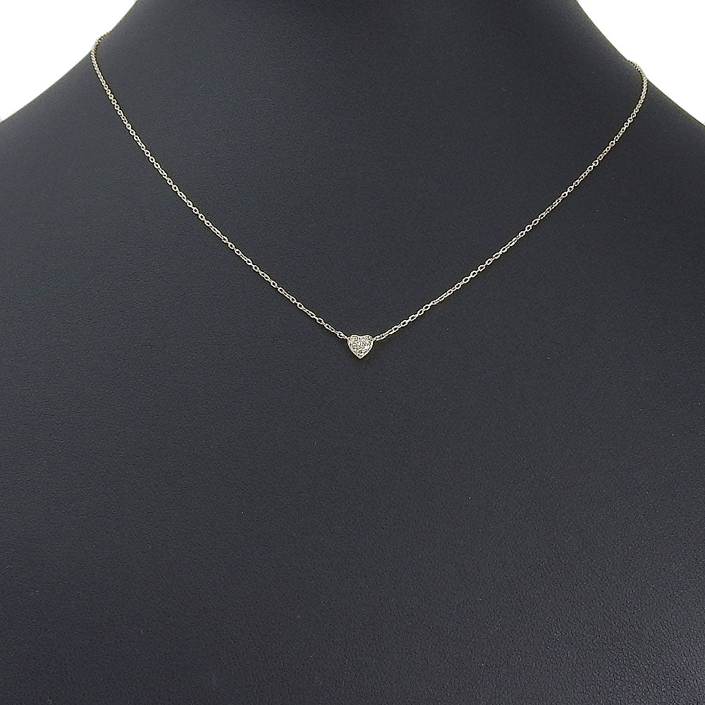 4℃ Heart K10 Necklace for Women - Elegant Gold Plated Heart Pendant Jewelry Gift for Her - Perfect for Valentine's Day, Anniversary & Romantic Occasions