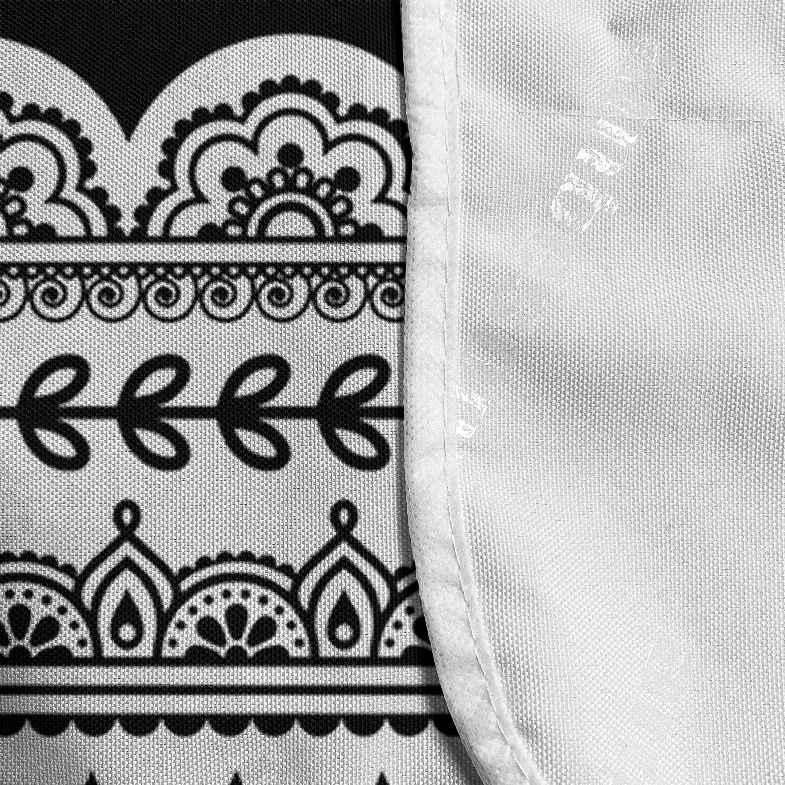 Ambesonne Tribal Microwave Oven Cover - Water Resistant Kitchen Organizer with Pockets, 36