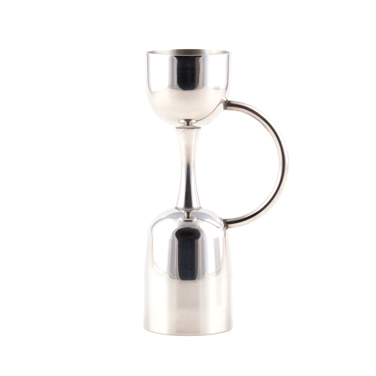 BarConic® Professional 30/60 ML Jigger with Handle - Stainless Steel Cocktail Measuring Cup for Bartenders, Home Bars & Mixology - Perfect for Crafting Cocktails, Mocktails & Coffee Drinks
