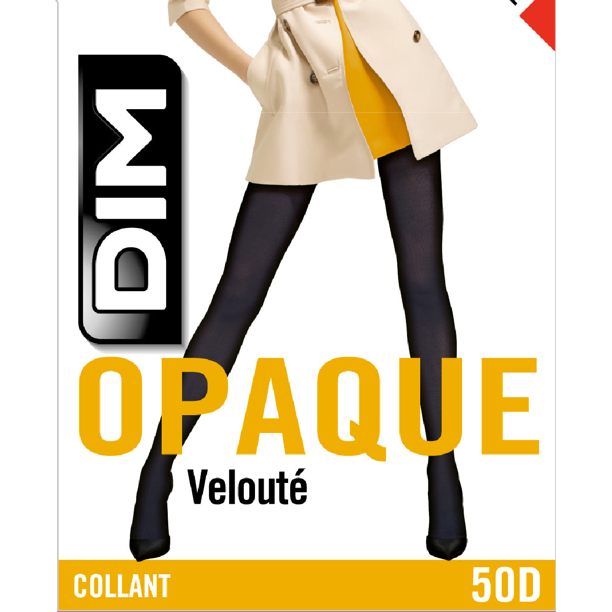 Opaque Velvet Red 50D Tights - High Waist Matte Tights for Women, Perfect for Winter, Fall, and Formal Outfits