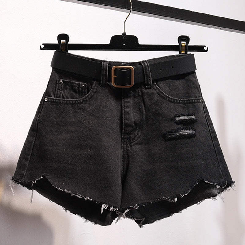 Women's Distressed Denim Shorts - High Waisted Ripped Jean Shorts for Women | Perfect for Summer Outfits, Casual Wear & Beach Vacations