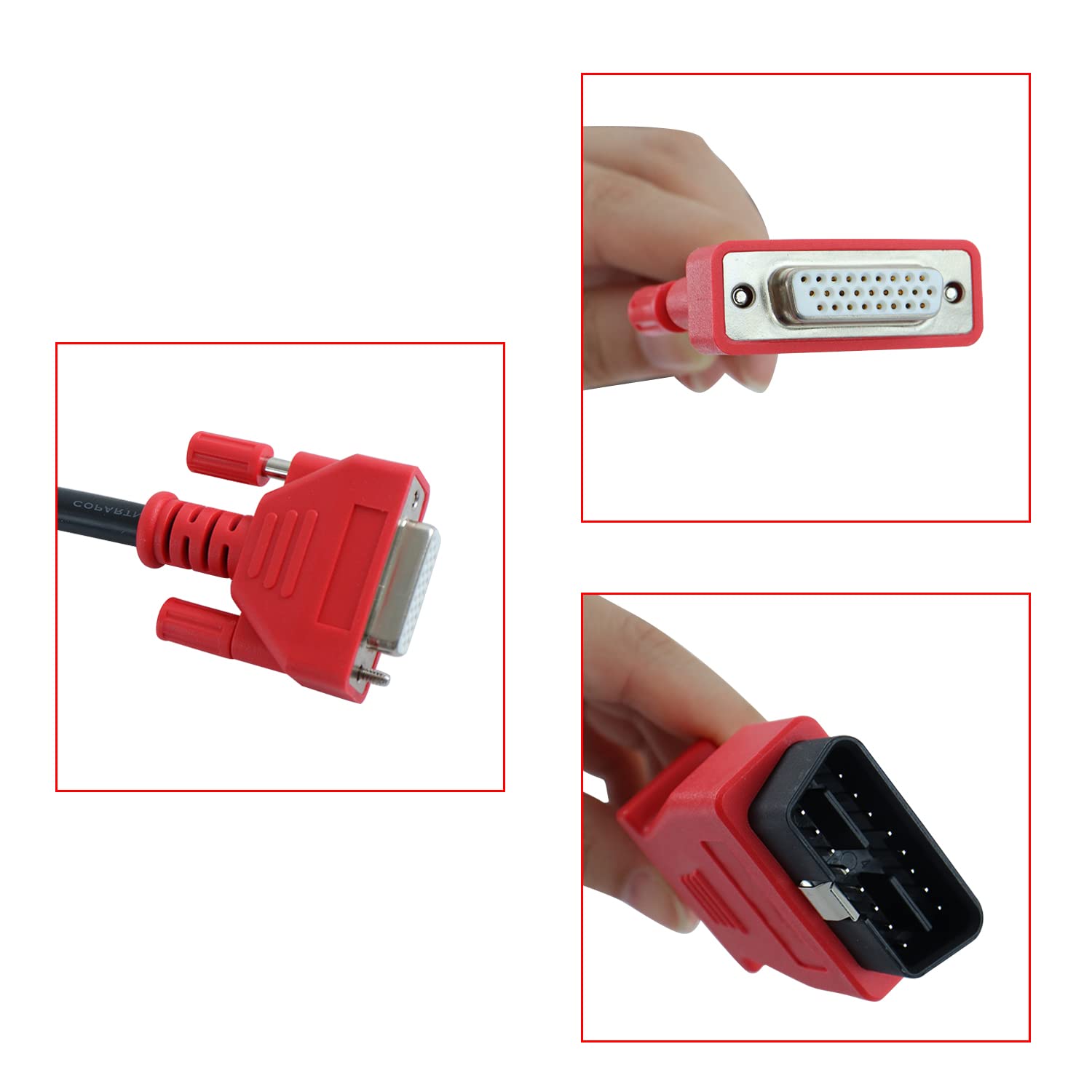 Autel MaxiSys MS908P 16 Pin OBD2 Diagnostic Programming Cable - Premium Test Connector for Vehicle ECU Coding & Scanner Tool (Ideal for Mechanics & Auto Repair Shops)