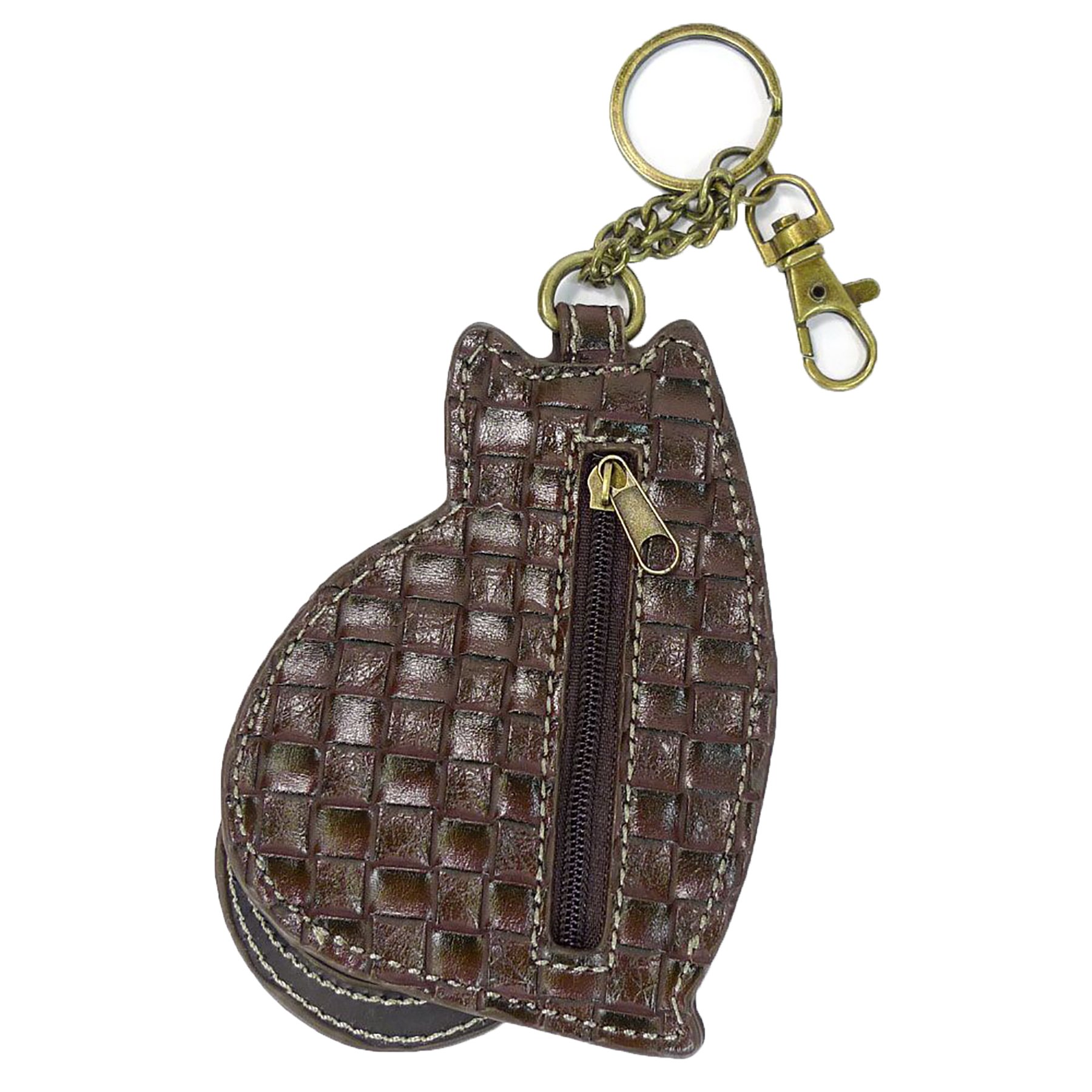 CHALA Women's Canvas Crossbody Bag with Patch & Key Fob - Sand Color (Lazy Cat Design) - Perfect for Casual Outings, Travel & Everyday Use