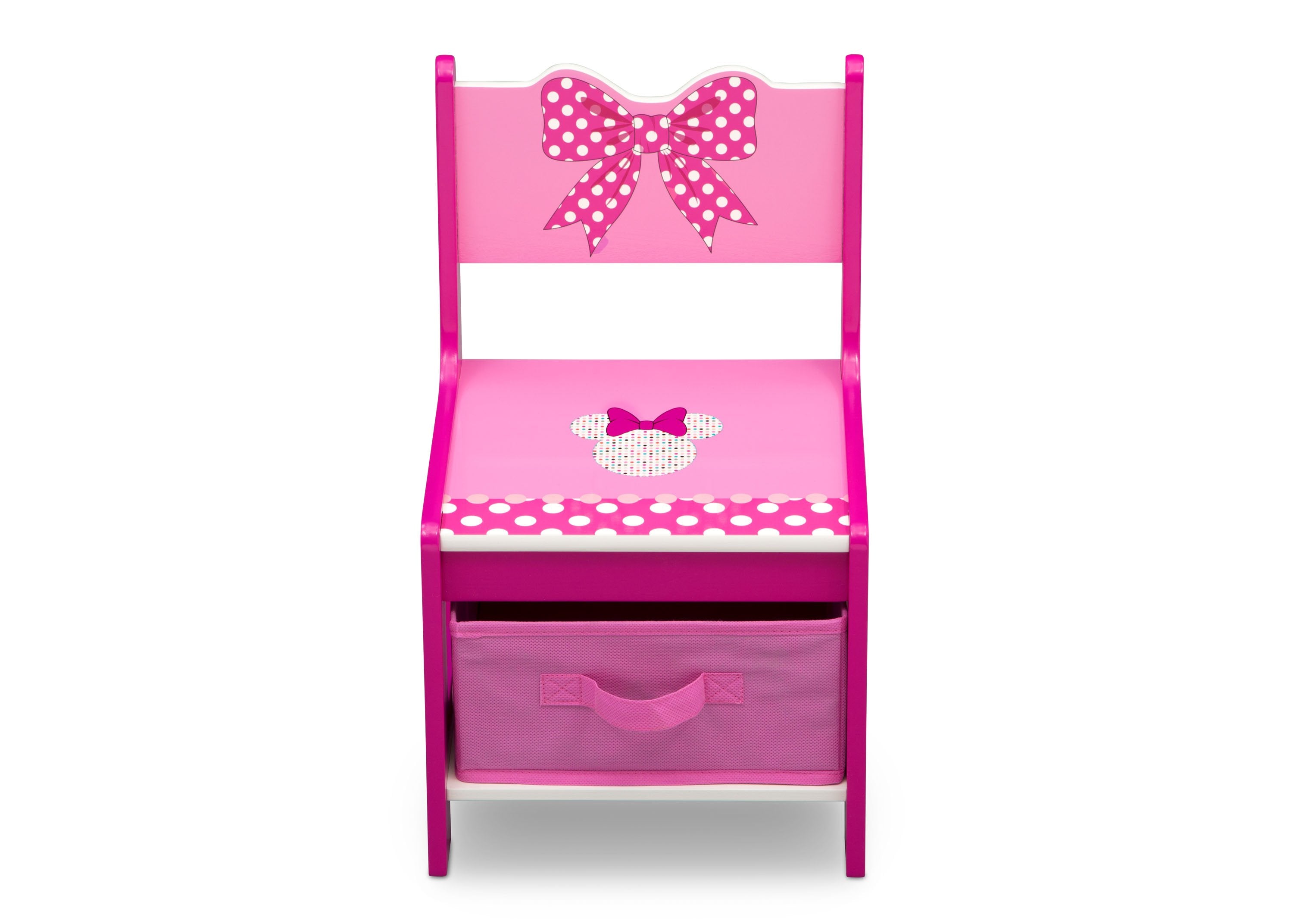Minnie Mouse Kids Wooden Desk and Chair Set - Study & Play Furniture for Children's Room, Homework & Drawing Activities