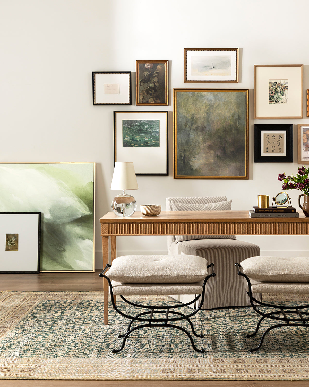 Pieter Desk - Modern Ergonomic Office Desk for Home & Workspace - Perfect for Remote Work, Study & Gaming