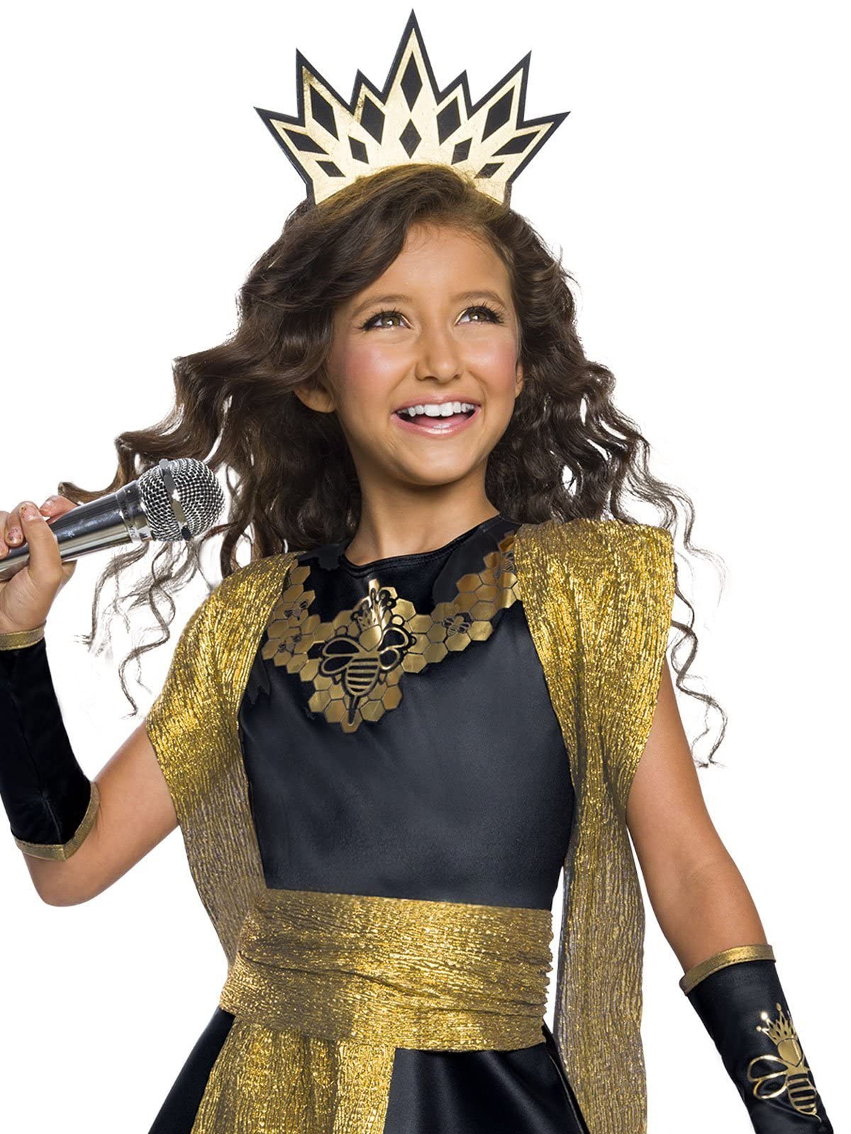 Rubies Girl's The Queen Bee Costume – Kids Halloween Dress Up, Pretend Play & Party Outfit – Perfect for Halloween, School Plays, and Themed Birthday Parties