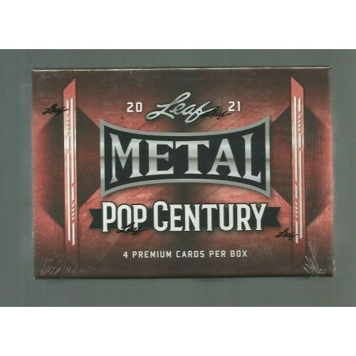 2021 Leaf Metal Pop Century Hobby Box - Premium Trading Cards Collection for Collectors & Investors | Perfect for Sports Memorabilia Enthusiasts and Card Show Displays