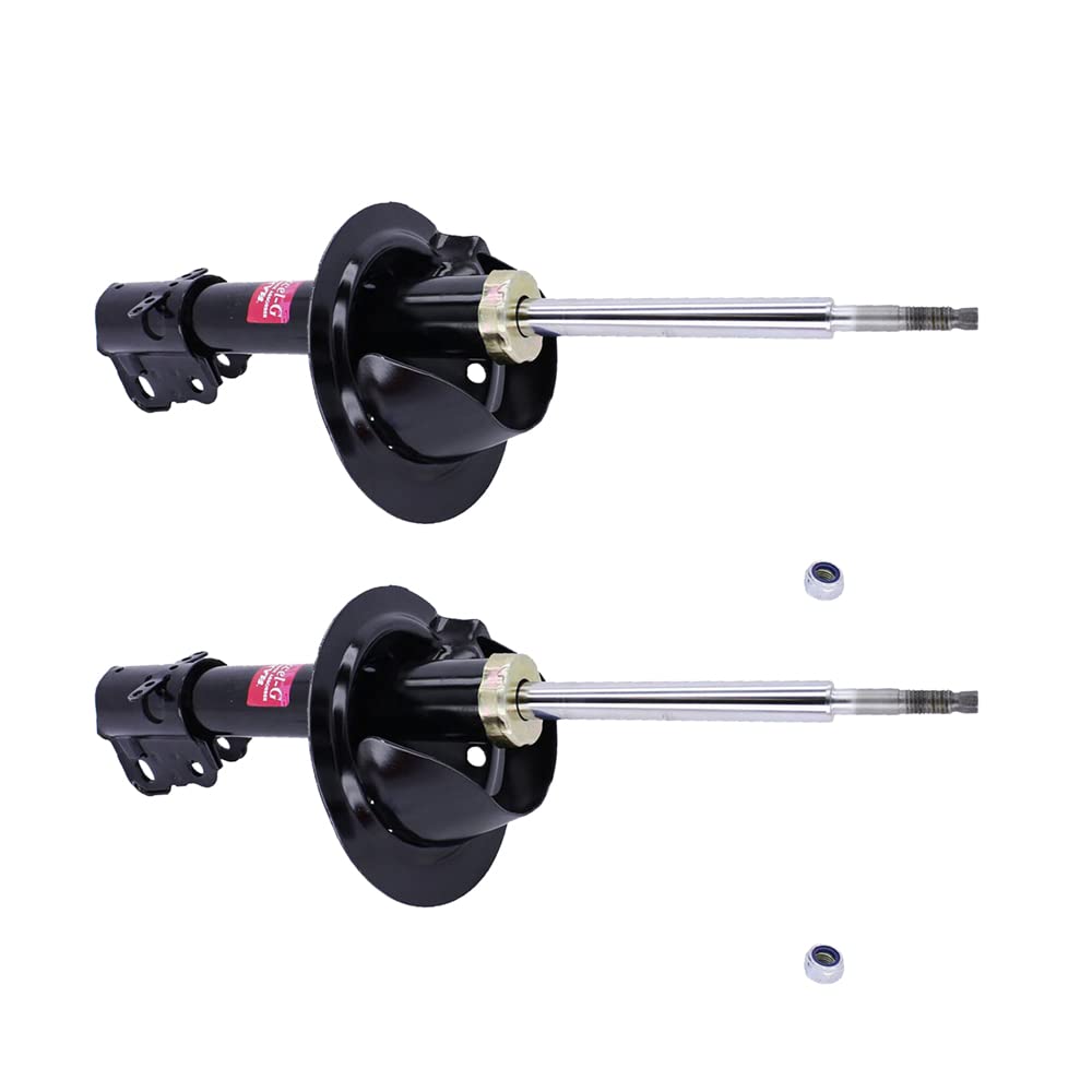 New Pair Front Excel-G Shocks Struts for Chrysler Laser & Dodge Aries - BuyAutoParts 77-61521AO | Smooth Ride & Enhanced Handling for City Driving & Highway Commutes