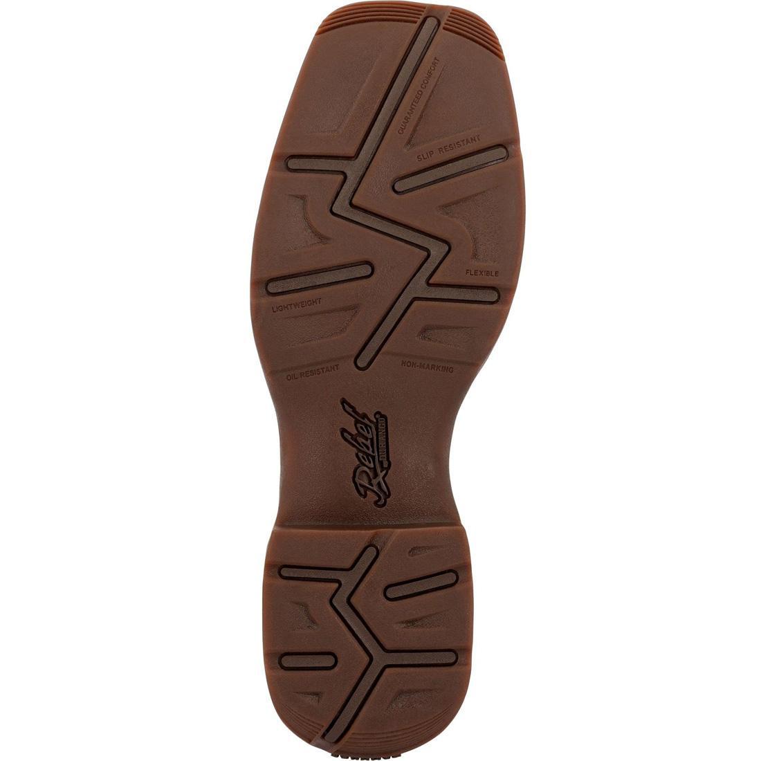 Rebel Pull-On Western Boots for Women - Brown Leather Cowboy Boots with Comfortable Fit | Perfect for Rodeo, Country Dancing & Casual Wear