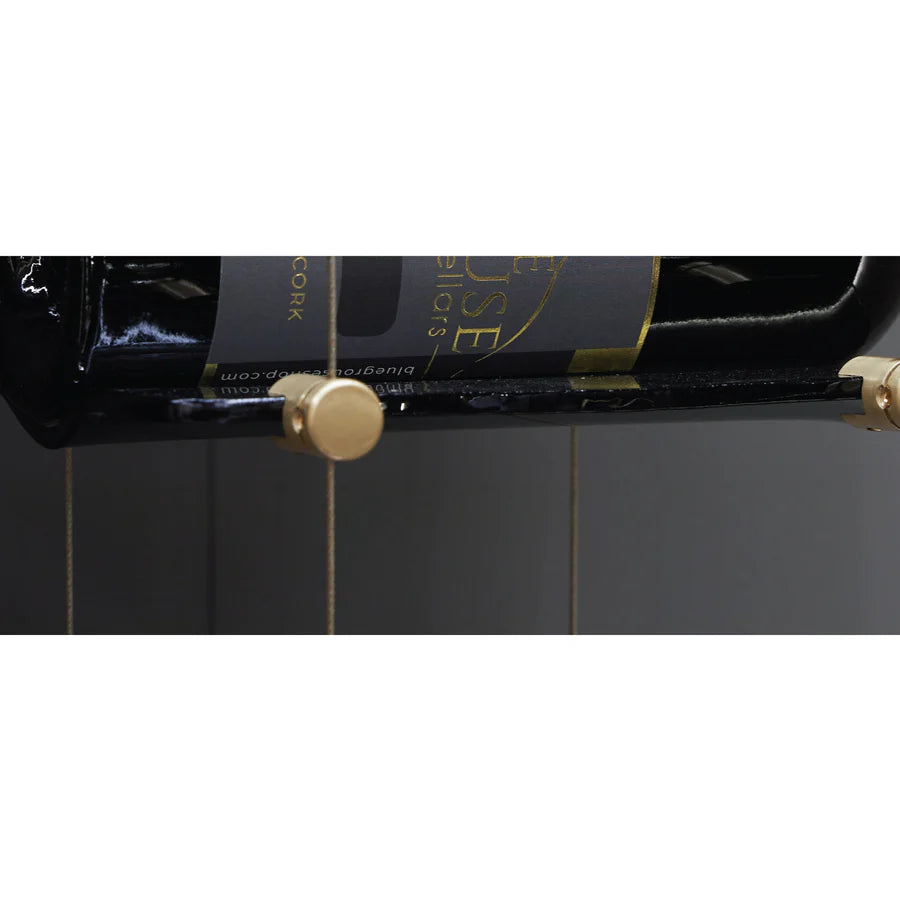 Float Light with Clear Glass and Satin Chrome Hardware