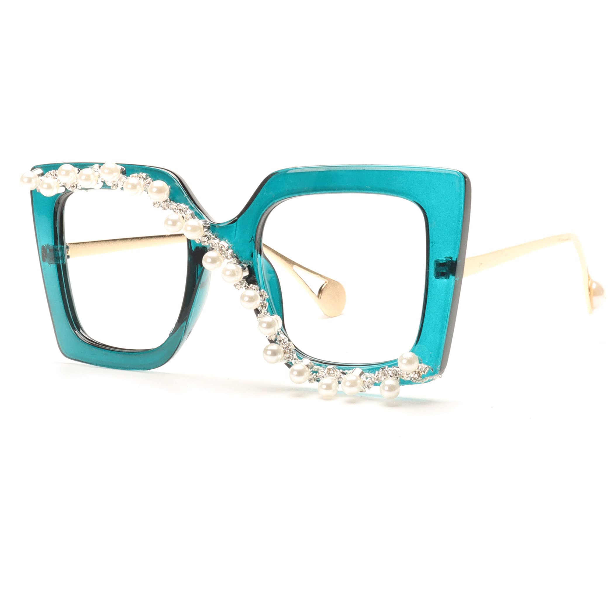 Blue Light Blocking Glasses for Women - Oversize Cat Eye Frame for Reading & Screen Use