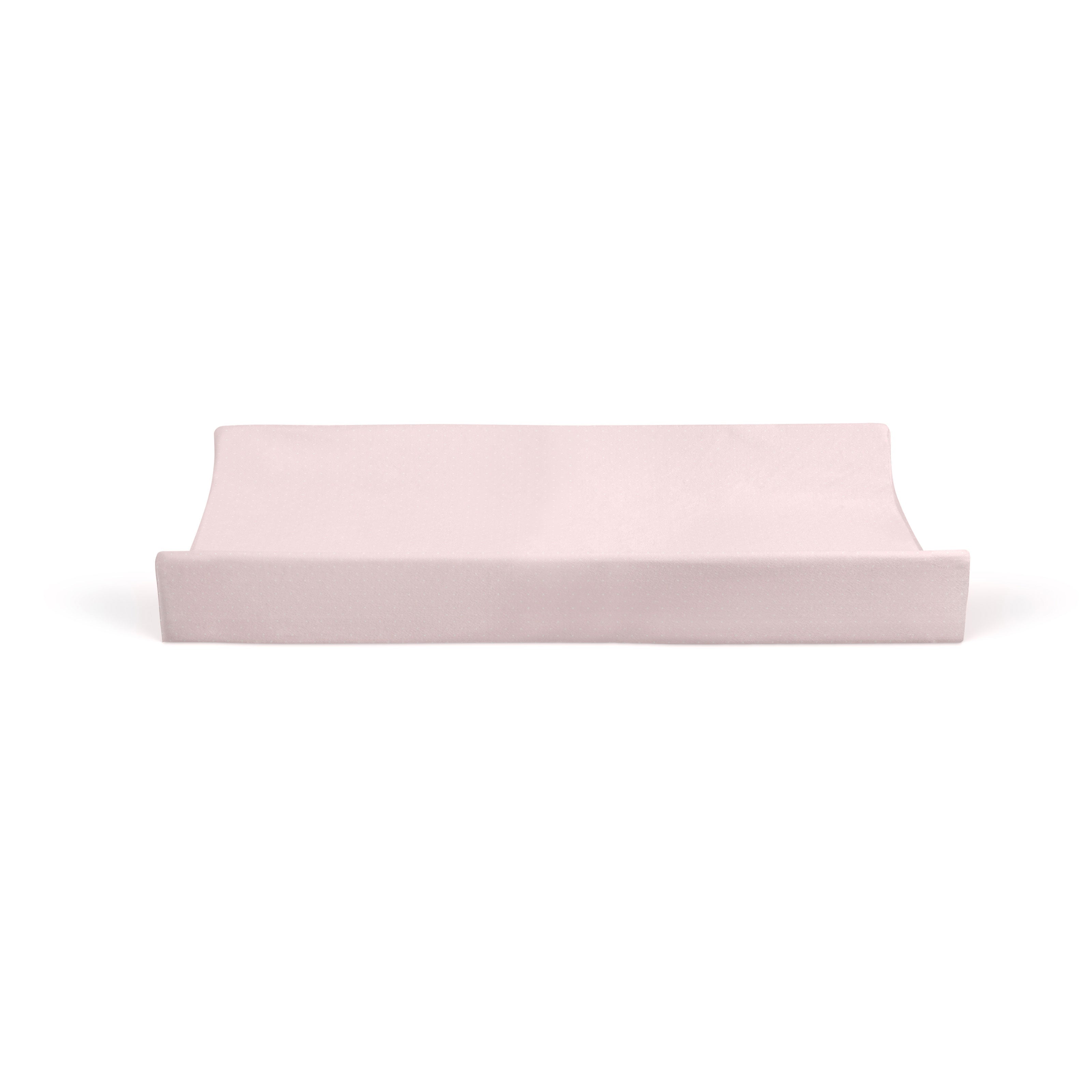 Waterproof Change Pad Covers 2-Pack - Soft Pink & Lilac Baby Changing Mat Protectors for Nursery, Diaper Station & On-the-Go Use