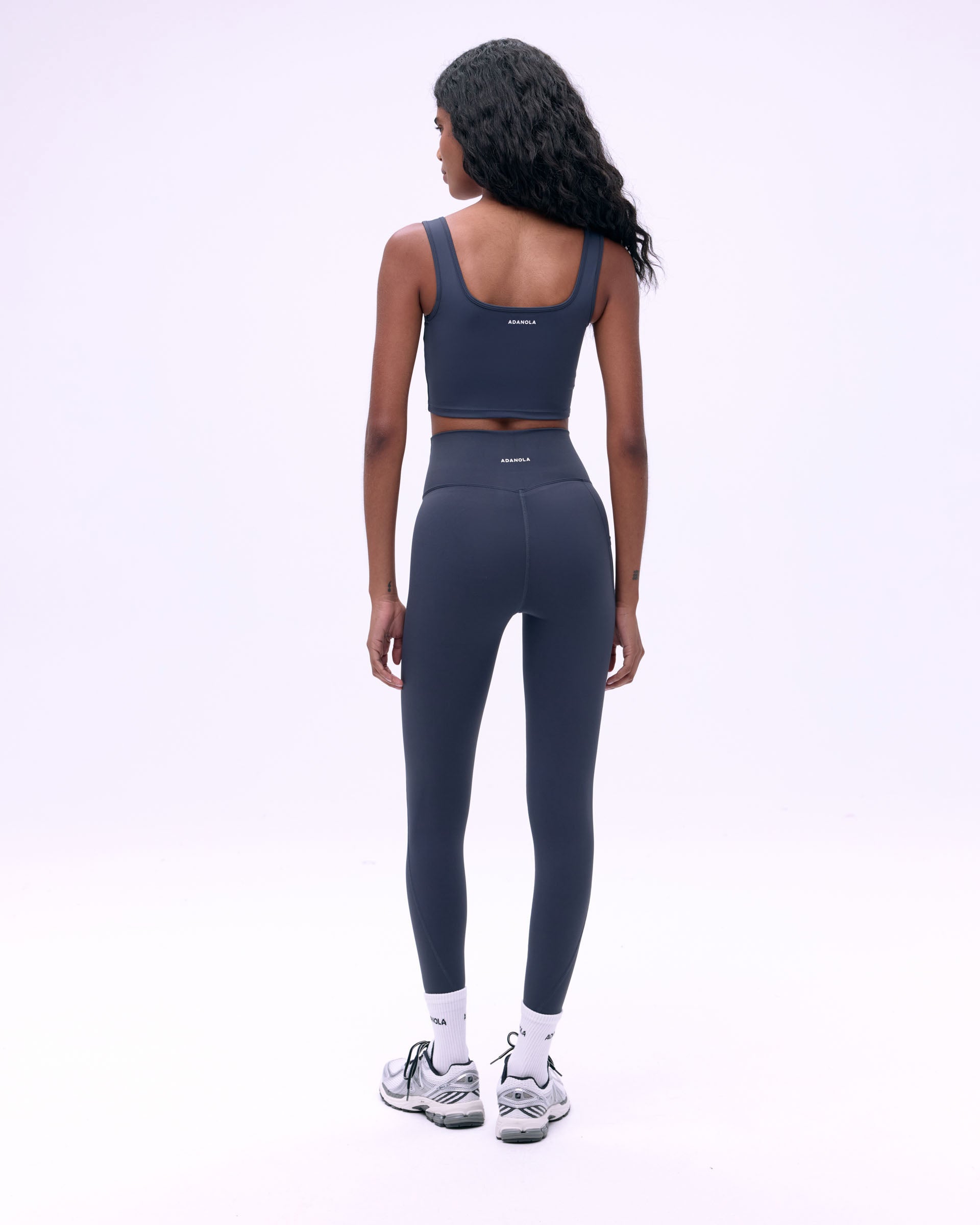 Ultimate Pocket Leggings for Women - High Waisted Yoga Pants with Pockets, Midnight Blue - Perfect for Workout, Running, Yoga & Lounge Wear