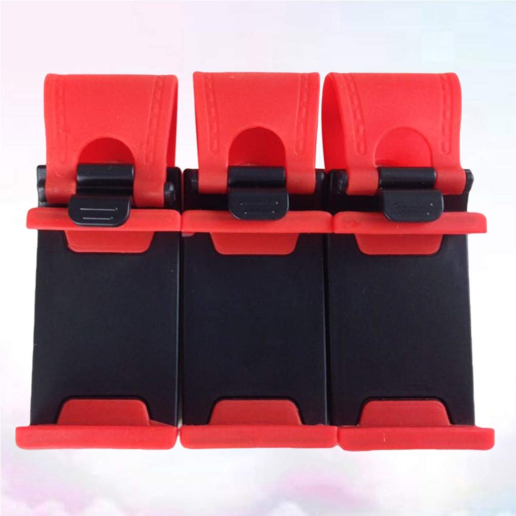 3-Pack Adjustable Phone Stand for Desk - Universal Smartphone Holder for iPhone, Android, Tablets - Perfect for Home Office, Car, Video Calls & Hands-Free Viewing
