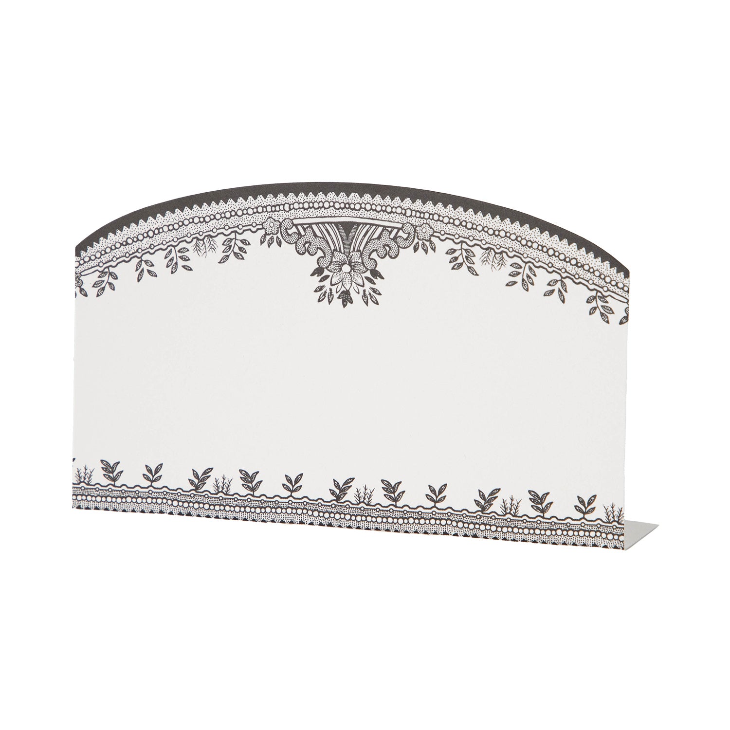 Burleigh Black Place Card Holders - Elegant Wedding & Event Table Name Cards for Seating Assignments - Perfect for Dinner Parties, Bridal Showers, and Formal Gatherings