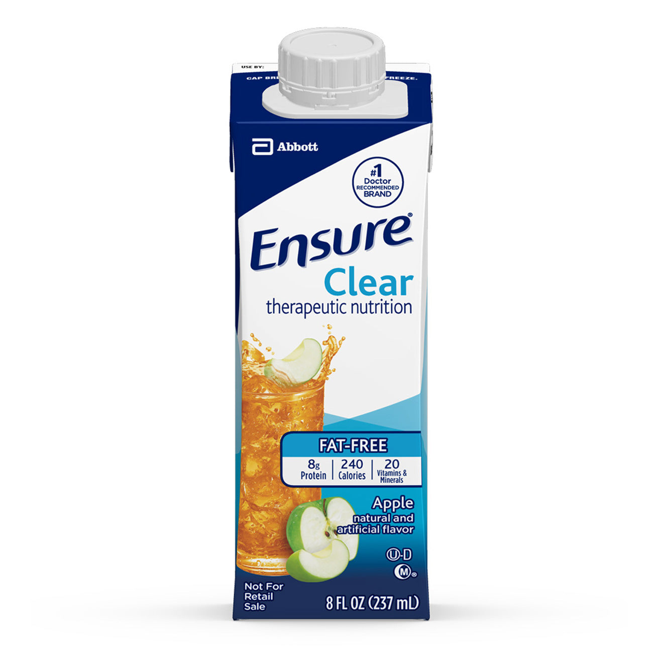 Ensure Clear Therapeutic Nutrition Shake - High Protein Meal Replacement for Adults & Seniors - Perfect for Post-Surgery Recovery, Weight Management & Daily Nutrition Support