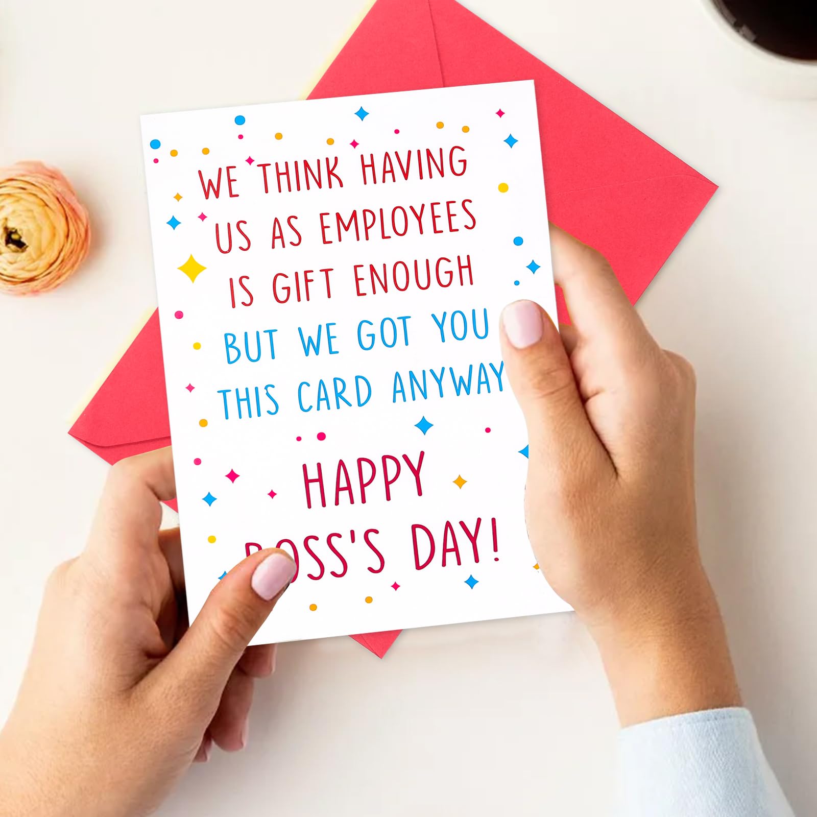 Funny Boss Day Gifts - Humorous Greeting Cards & Unique Present Ideas for Men & Women | Office Appreciation, Coworker Gifts, Workplace Celebration