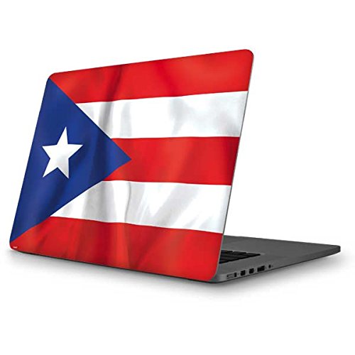 Skinit Decal Laptop Skin for MacBook Pro 13 (2013-2015 Retina Display) - Puerto Rico Flag Design | Protective Vinyl Sticker for Work, School & Travel