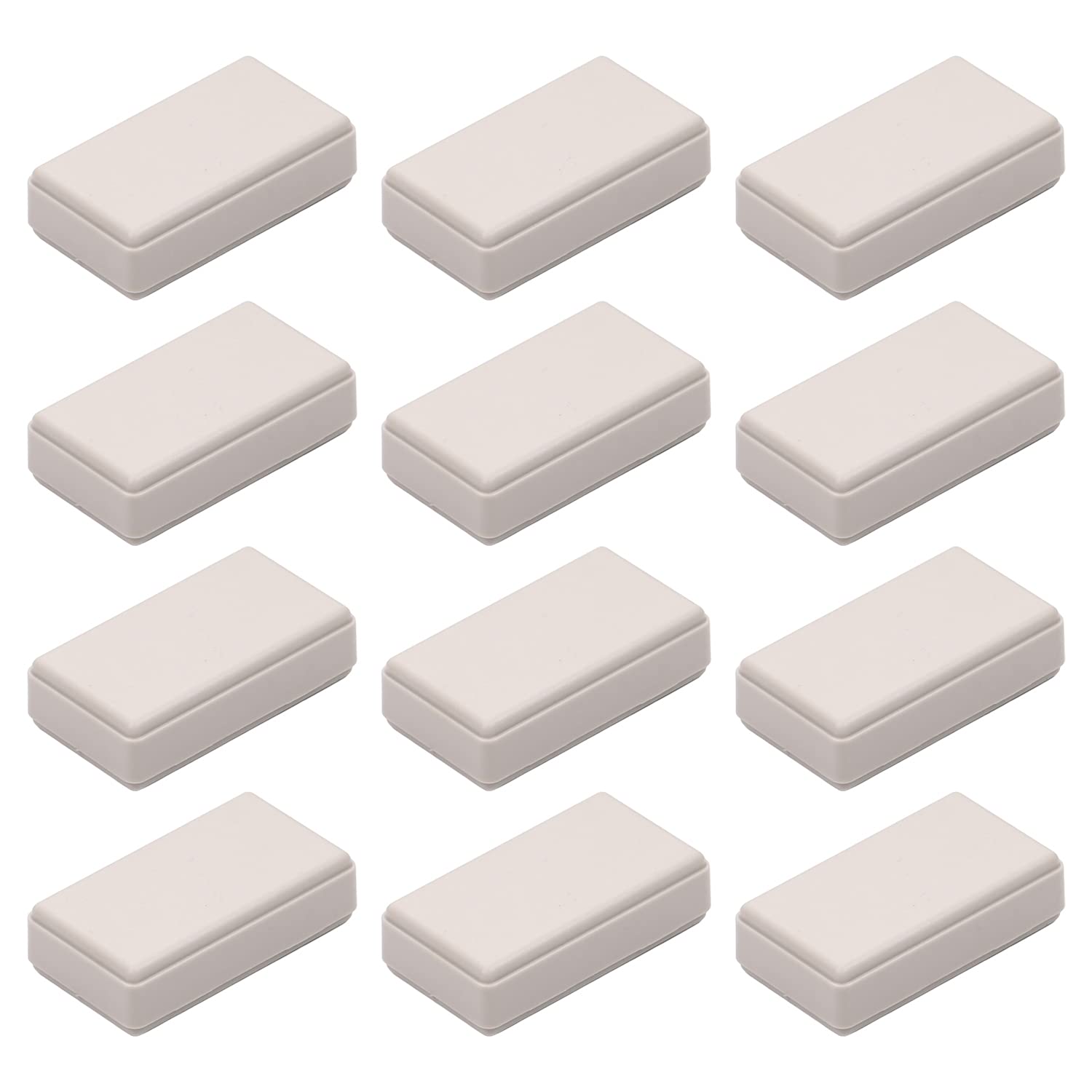 Fielect 12-Pack ABS Plastic Electrical Junction Box - 1.89