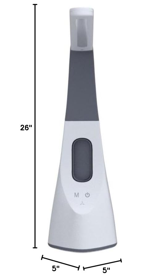 Artiva USA Oxford Adjustable LED Desk Lamp with Bladeless Fan & USB Charger - Perfect for Home Office, Study, Dorm & Workspace Lighting